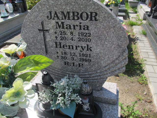 Henryk Jambor 1921 Ruda Śląska Wirek - Grobonet - Wyszukiwarka osób pochowanych