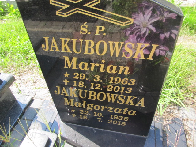 Marian Jakubowski 1963 Ruda Śląska Wirek - Grobonet - Wyszukiwarka osób pochowanych