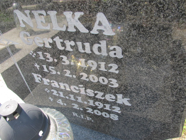 Franciszek Nelka 1912 Ruda Śląska Wirek - Grobonet - Wyszukiwarka osób pochowanych